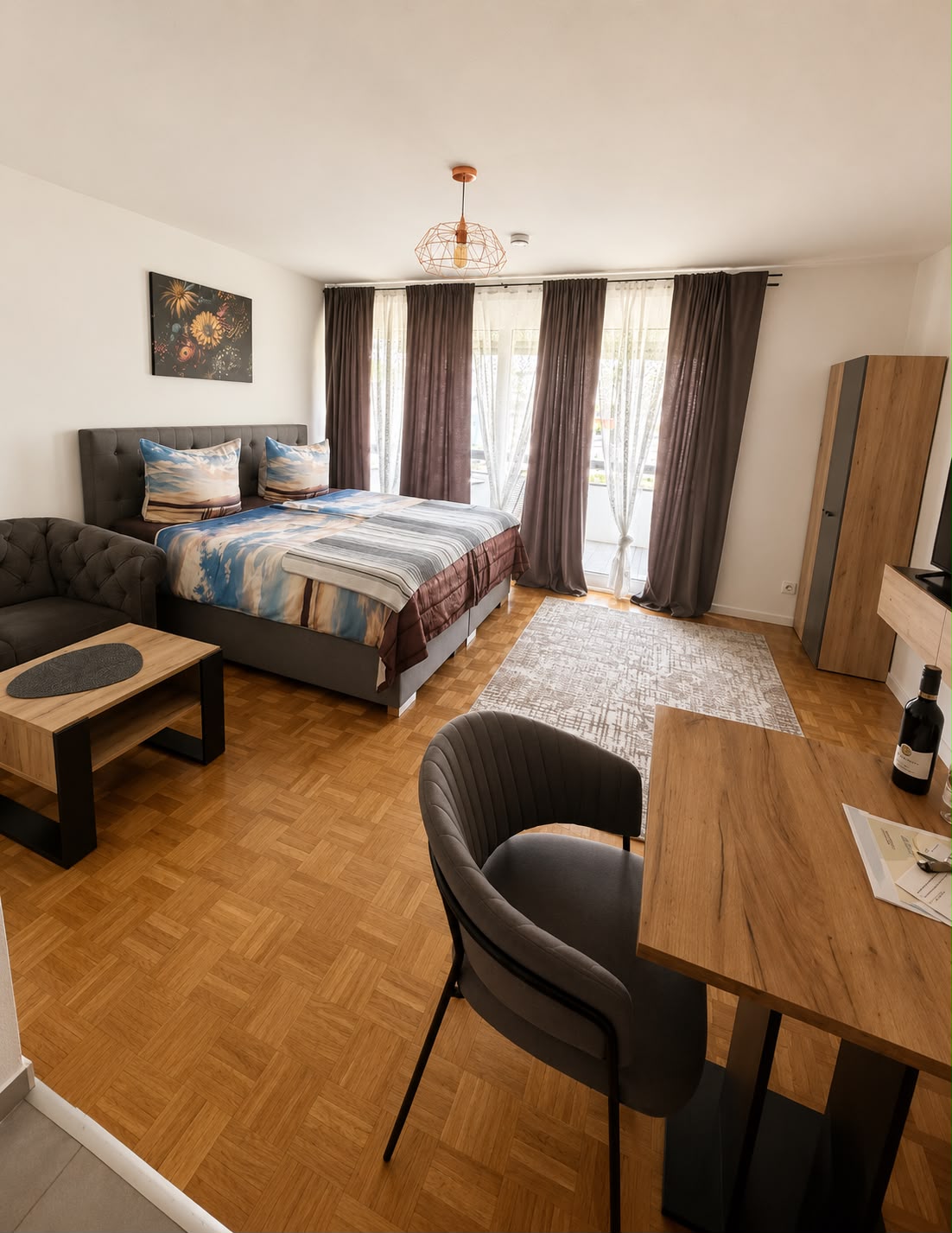 Ferienwohnung Alexandra – Wohn- und Schlafraum