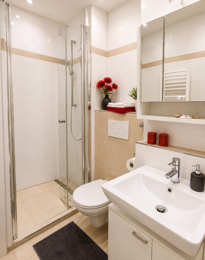 Ferienwohnung Luiza – Badezimmer
