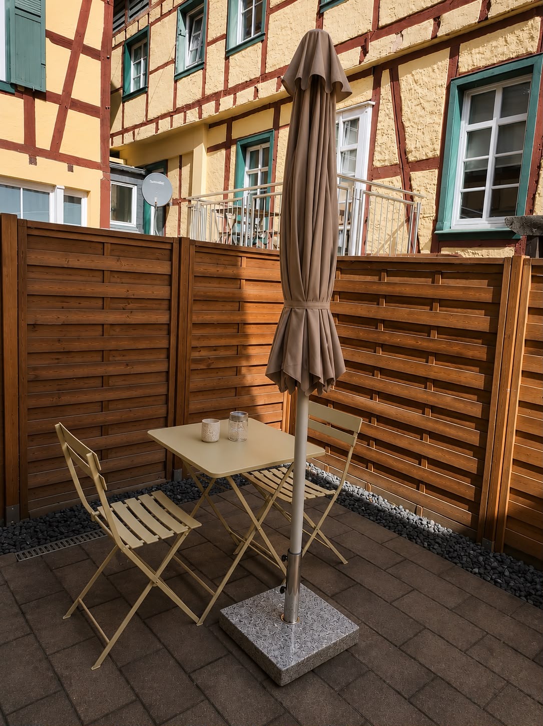 Ferienwohnung Niki – Terrasse